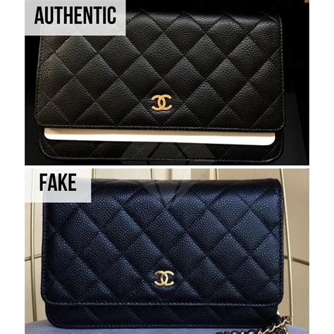 chanel wallet real or fake